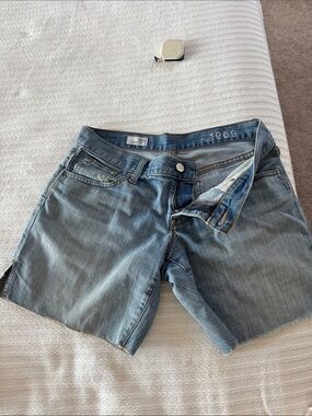 Light Wash Denim Shorts - 1969 (Label Visible)